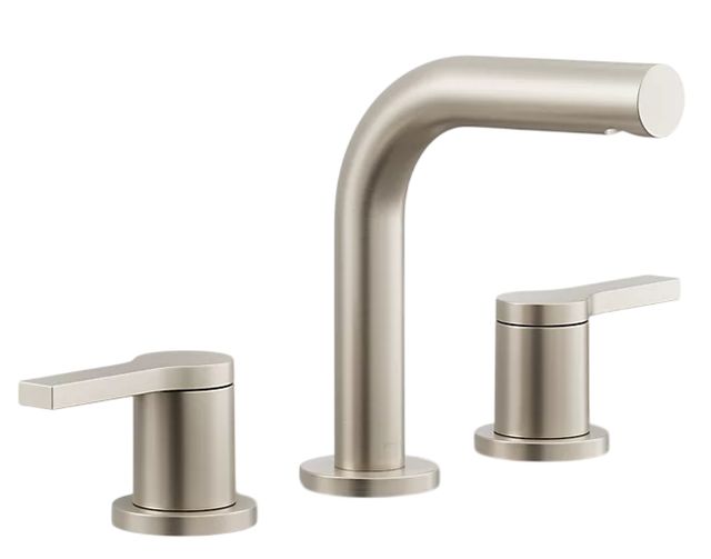 KOHLER® Elate® Vibrant Brushed Nickel Widespread Bathroom Sink Faucet-0
