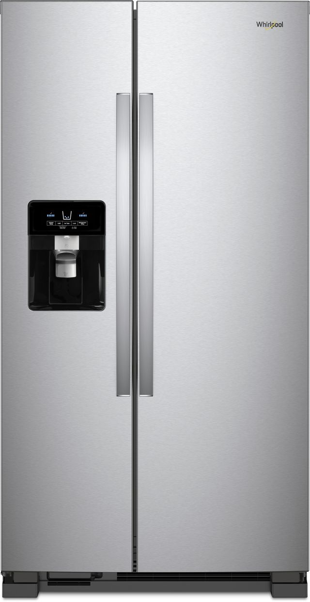 Whirlpool® 36" 24.5 Cu. Ft. Fingerprint Resistant Stainless Steel Side-by-Side Refrigerator-0