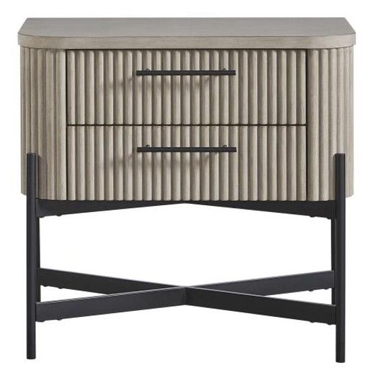 Bernards Stiltz Taupe Youth Nightstand-1
