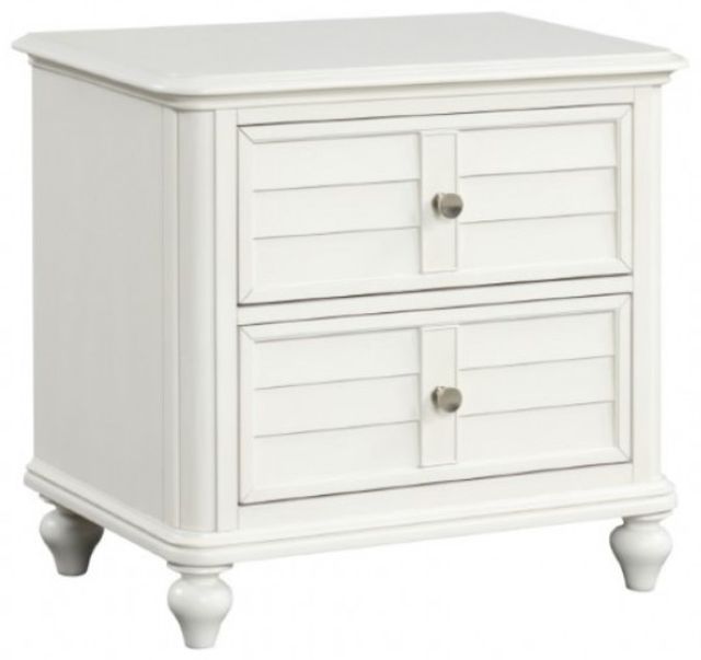 Furniture of America® Whitehaven Antique White Nightstand-0