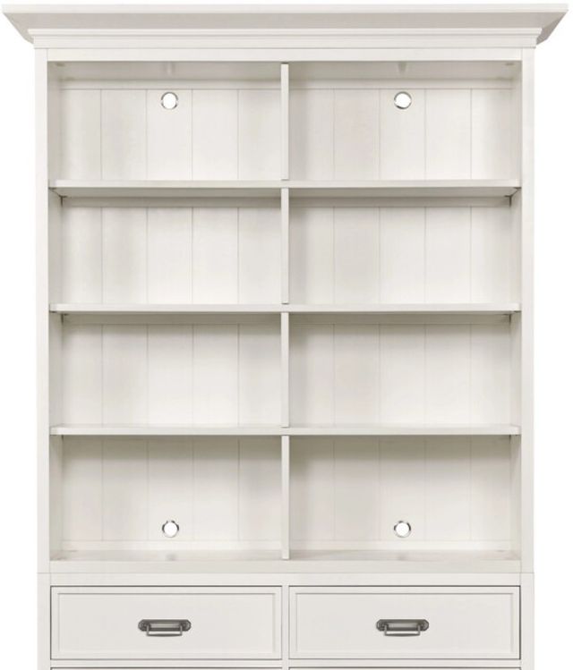 Hammary® Structures White Double Storage Bookcase-1