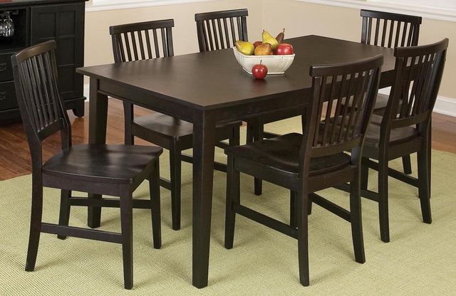homestyles® Arts & Crafts 7-Piece Black Dining Set-1
