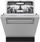 Bertazzoni 24" Fingerprint Resistant Stainless Steel Top Control Built In Dishwasher-1
