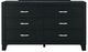 Global Furniture USA Reid Black Dresser-1