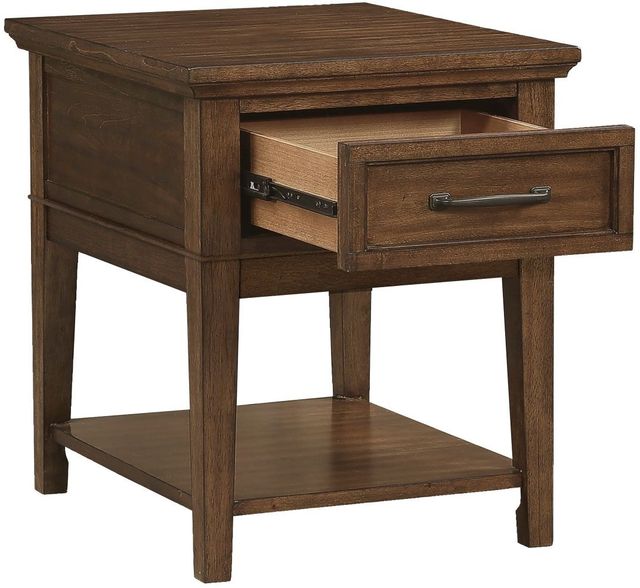 Mazin Furniture Whitley Brown End Table-2