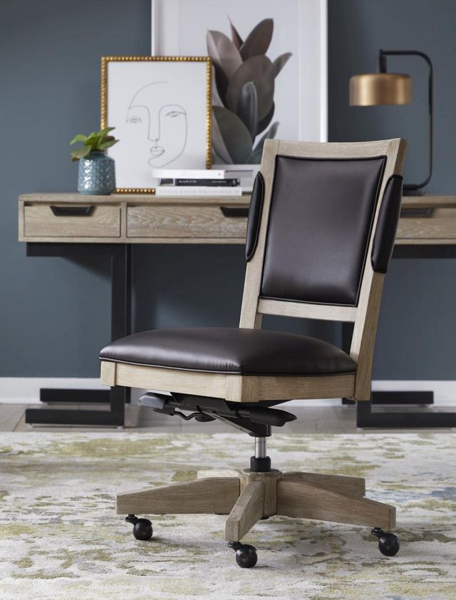 aspenhome® Harper Point Bleached Khaki Office Chair-1
