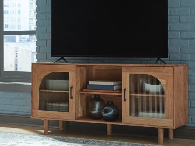 Signature Design by Ashley® Adway Natural Brown Accent Cabinet-4