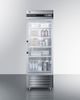 Summit® Commercial 28 in. 23.0 Cu. Ft. Stainless Steel Frame Reach-In Refrigerator-2