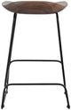 Jofran Inc. Nature's Edge 3-Piece Black/Slate Backless Stool Set-3