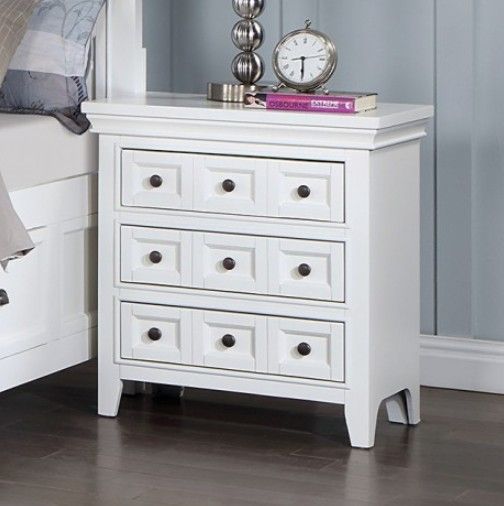 Furniture of America® Castile 4-Piece White Twin Bedroom Set-3