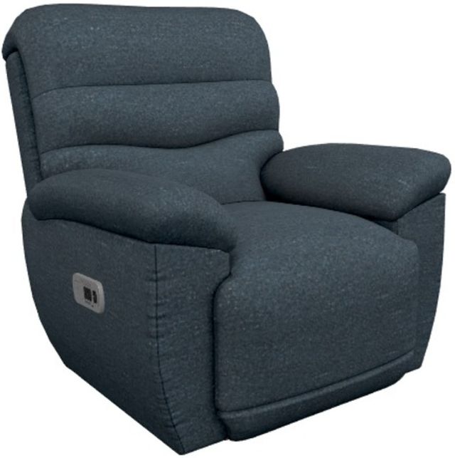 La-Z-Boy® Joshua Navy Power Rocking Recliner with Headrest-0