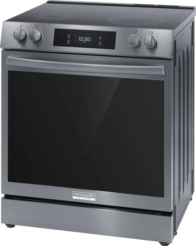 Frigidaire Gallery® 30" Smudge-Proof® Black Stainless Steel Slide-In Electric Range-4
