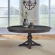 Liberty Furniture Paradise Valley Saddle Brown Pedestal Dining Table-1