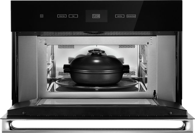 Clearance JennAir® NOIR™ 30" Stainless Steel Built In Microwave-3