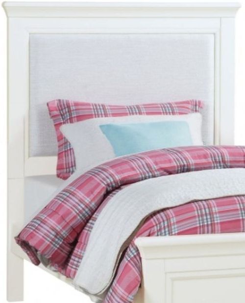 Winners Only® Tamarack White Youth Twin Upholstered Panel Bed-1