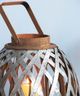 A & B Home Brown/Silver Round Large Shanghai Lantern-3