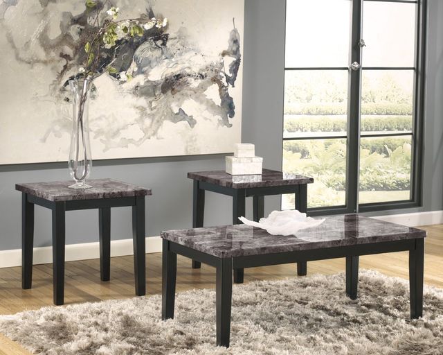 Signature Design by Ashley® Maysville 3-Piece Black/Gray Occasional Table Set-2