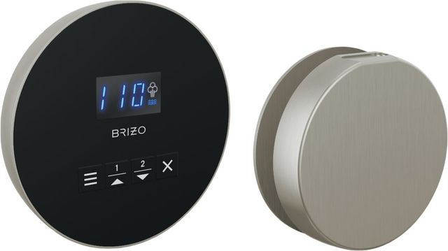 Brizo Mystix™ Lumicoat® Luxe Nickel® Elemental Round Steam Set-0