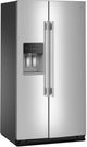 KitchenAid® 36" 28.7 Cu. Ft. PrintShield® Stainless Steel Side-by-Side Refrigerator with Exterior Ice and Water Dispenser-2