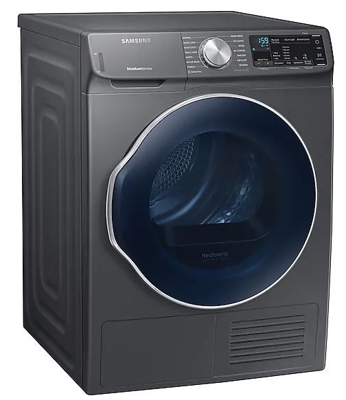 Samsung 4.0 Cu. Ft. Inox Grey Front Load Ventless Electric Dryer-3