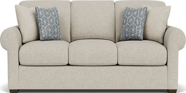 Flexsteel® Randall Silver Driftwood Three-Cushion Sofa-1