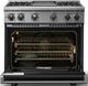 Viking® 7 Series 36" Antique Bronze Pro Style Liquid Propane Gas Range with Griddle-1