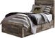Benchcraft® Derekson 4-Piece Multi Gray Twin Storage Bed Set-1