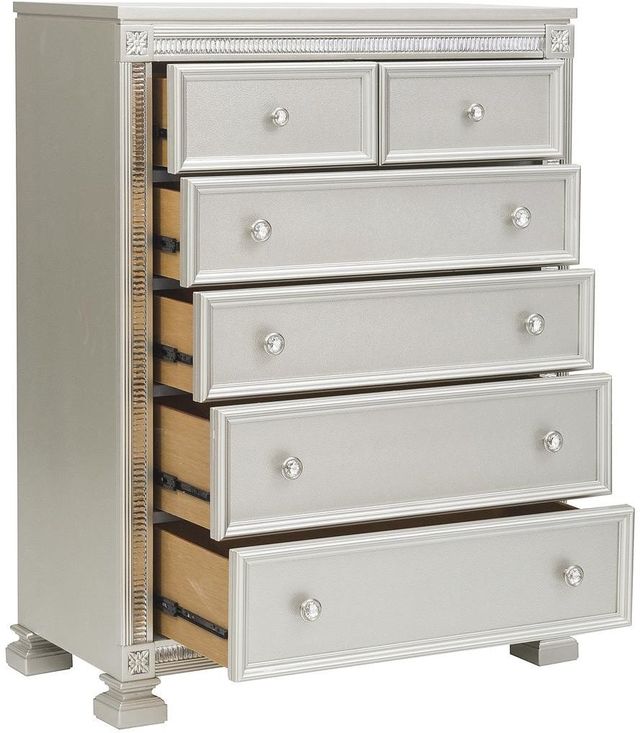 Mazin Furniture Bevelle Silver Chest-2