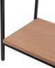 Moe's Home Collection Mila Natural Console Table with Black Metal Frame -4