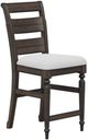 Bernards Bellamy Lane Coffee Ladder Back Counter Stool-0