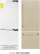 ZLINE Autograph Edition 30" 16.1 Cu. Ft. Panel Ready Built In Counter Depth Bottom Freezer Refrigerator with Polished Gold Accents-2