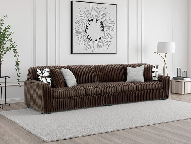 Signature Design by Ashley® Midnight-Madness 2-Piece Chocolate Small Spaced Sectional-1