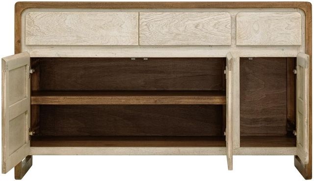 International Furniture Direct Evoke Brown/Ivory Console-4