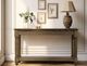 International Furniture Direct Tiffany Brown Sofa Table-1