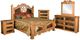 Horizon Home® Lasso Cowhide 5-Piece Brown Queen Panel Bedroom Set-0