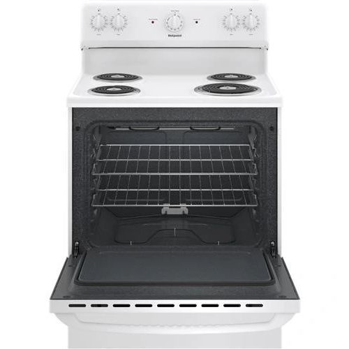 Hotpoint® 30" White Freestanding Electric Range-1
