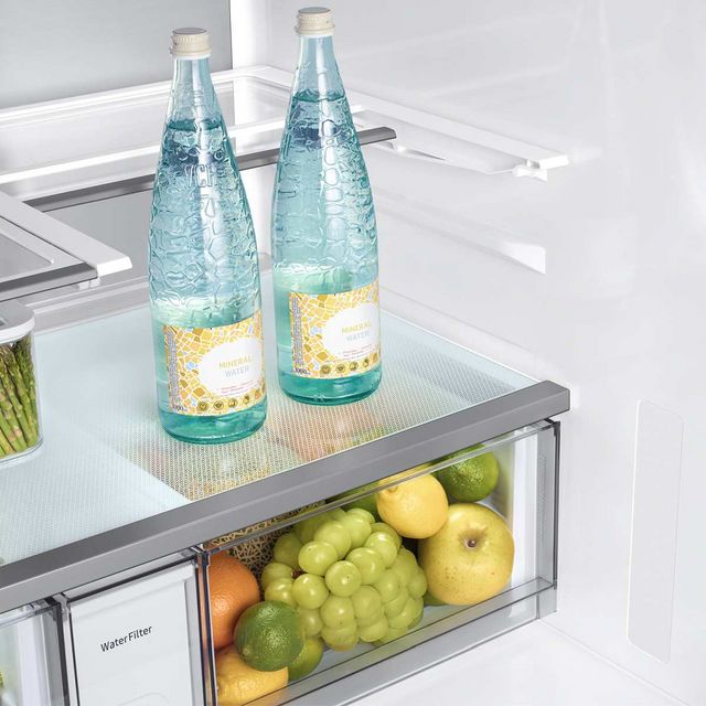 Samsung Bespoke 36 in. 22.5 Cu. Ft. Charcoal Glass and Stainless Steel Counter Depth French Door Refrigerator with AI Family Hub™+ &  AI Vision Inside™-6