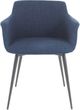 Moe's Home Collection Ronda 2-Piece Blue Dining Arm Chair Set-1