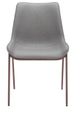 Zuo® Modern Magnus Slate Gray/Walnut Dining Side Chair-2