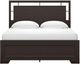Signature Design by Ashley® Covetown Dark Brown Queen Panel Bed-1