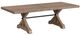 Elements International Yellowstone Brown Dining Table-0