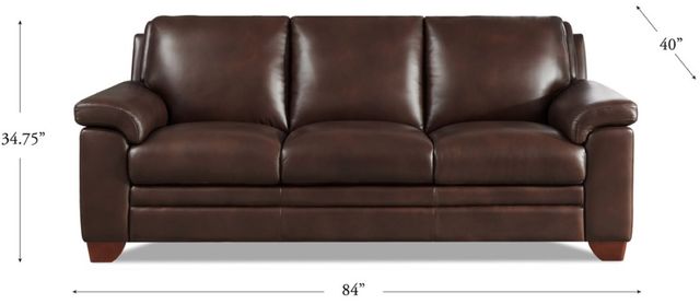 Hydeline® Magnum Chestnut Brown Sofa-1