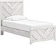 Signature Design by Ashley® Cayboni 4-Piece Whitewash Twin Panel Bed Set-1