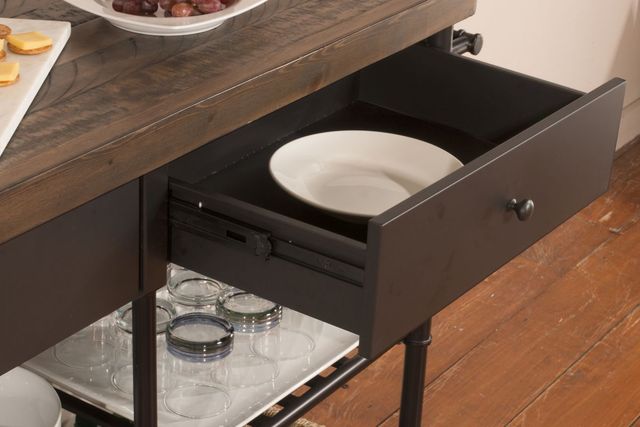 HH2 Home Casselberry Brown Kitchen Cart-4