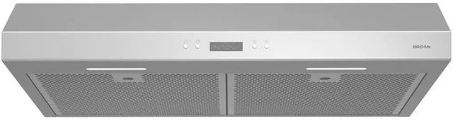 Broan® Glacier BCDJ1 Series 30” Under Cabinet Range Hood-Stainless Steel-0