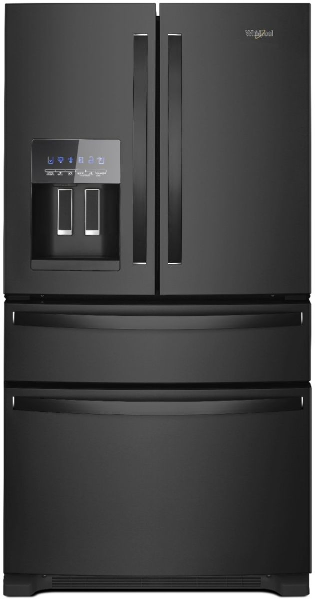 FACTORY BLEMISH - Whirlpool® 36" 24.5 Cu. Ft. Black French Door Refrigerator-0