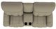 La-Z-Boy® Morrison Sable Manual Reclining Loveseat with Console-4