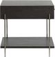 Magnussen Home® Spencer Aged Nickel/Dark Briarsmoke Rectangular End Table-3