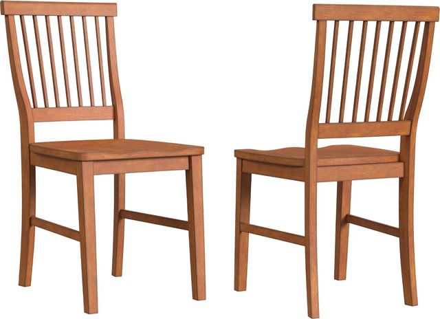 homestyles® Arts & Crafts 2-Piece Brown Chairs-4