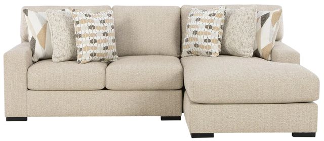 Benchcraft® Laurelgrove 2-Piece Pebble Right-Arm Facing Sectional and Chaise-2